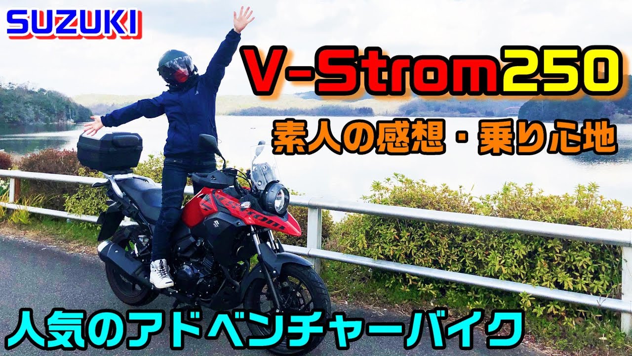 Vストローム250 アドベンチャーバイク 初めて乗ってみた素人の感想・乗り心地