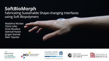 SoftBioMorph : Fabricating Sustainable Shape-changing Interfaces using Soft Biopolymers