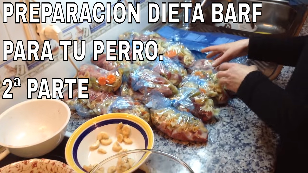 Preparación dieta Barf, 2ªparte.