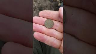 Нашли Румынскую Монету #коп #камрад #клад #монеты #металлоискатель #монета коп