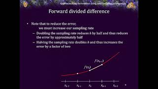 5.2.2 Approximating derivatives