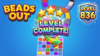 🔴 Beads Out Level 836 Walkthrough & Solution 🧠 | iOS / Android