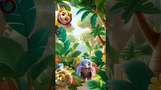 Elephant DiDi - Peek-a-Boo! Song for #Toddlers &amp; #Babies | Nursery Rhymes by Alizera Kids #Shorts