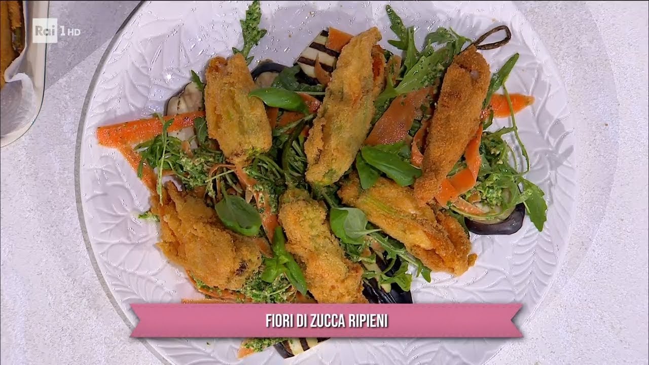 Fiori di zucca ripieni - È sempre mezzogiorno 27/05//2024