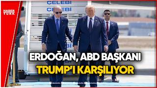 Cumhurbaşkanı Erdoğandan Abd Başkanı Trumpa Sıcak Karşılama