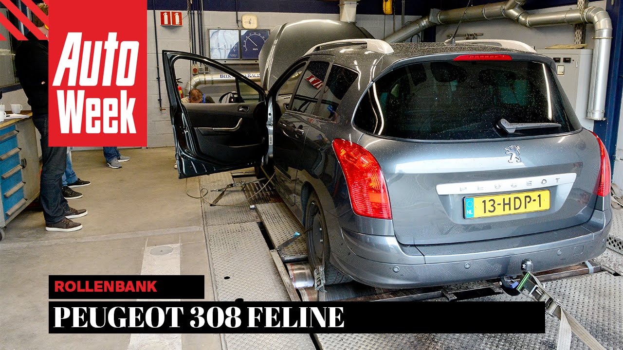 supercar paling murah Peugeot 308 Féline (2008) - Op de Rollenbank