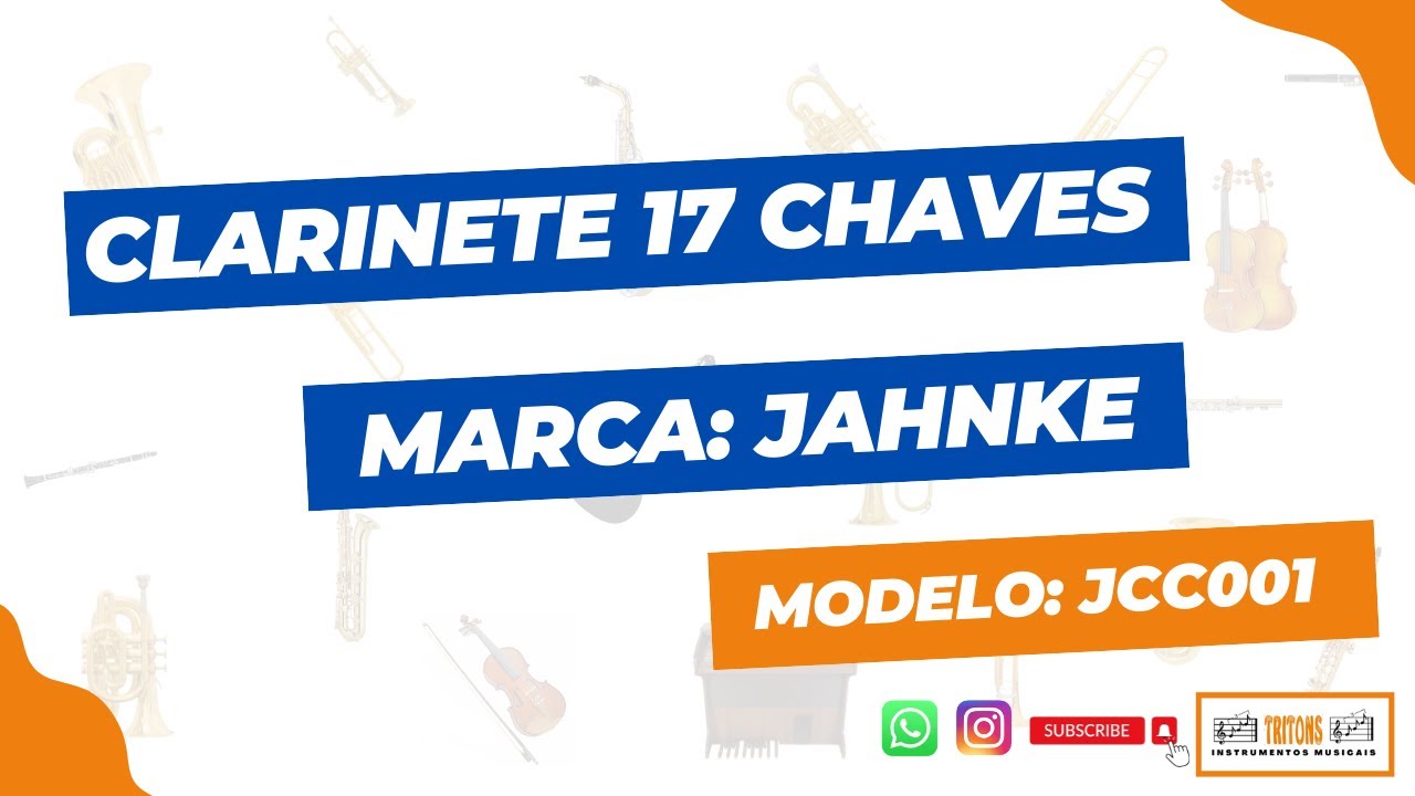 CLARINETE SIB 17 CHAVES - JAHNKE JCC001