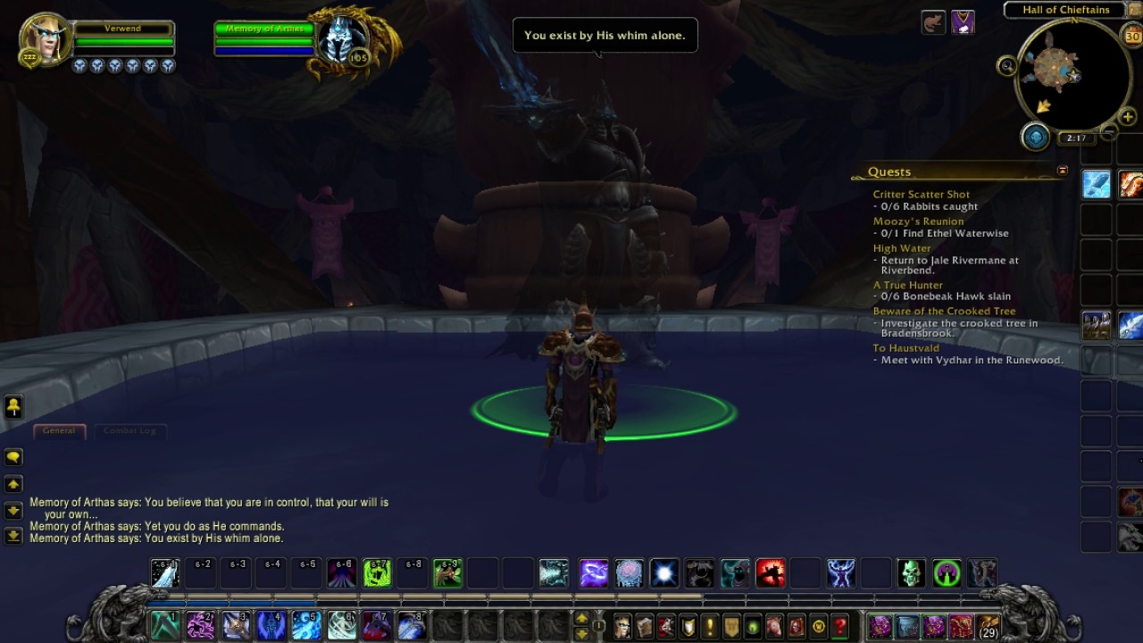 WoW Legion: A Test of Will (Death Knight Easter Egg)