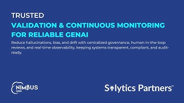 GenAI Model Validation & Monitoring: Prevent Hallucination, Bias & Drift | NIMBUS Uno
