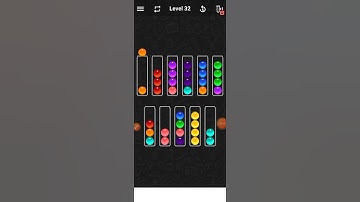 ball sort color puzzle game😎😍32😎😍 #shorts #youtubeshorts #short #viral