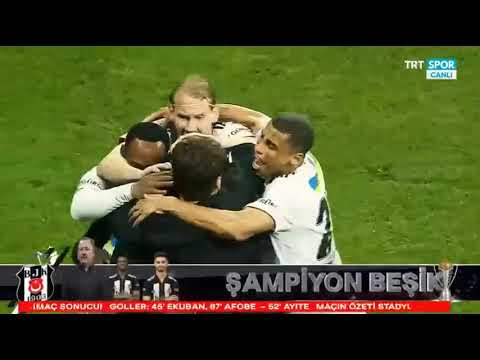 2020-2021 SEZONU ŞAMPİYONU BEŞİKTAŞ!!! TEBRİKLER KARA KARTAL... TEBRİKLER SERGEN YALÇIN... ÖZEL KLİP