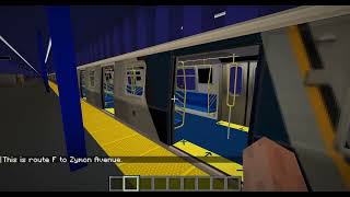 Minecraft - Minecraft Transit Railway - What if the R211s and the R179s use the wrong door chime