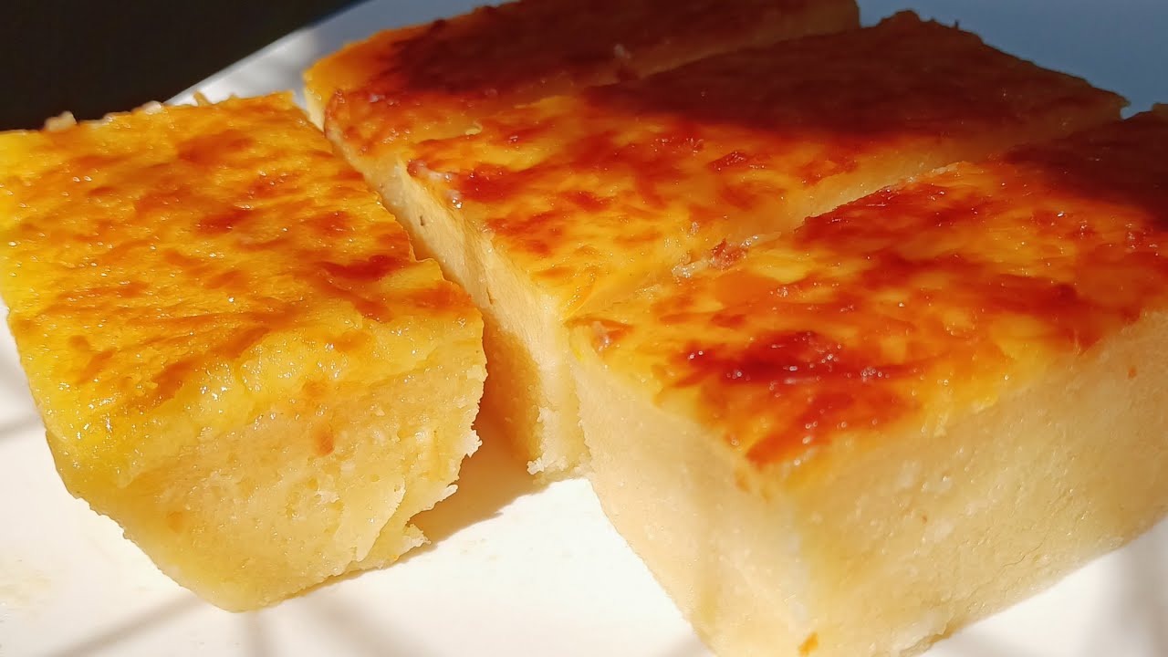 How to make delicious Cassava Cake/ soft and creamy Cassava Cake