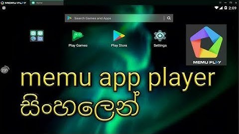 how to play mobile games on memu emulator in sinhala ( sl lasi )