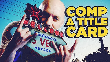 How to Design Titles (Compositing and Composition) | Design Hacks for Video Editors