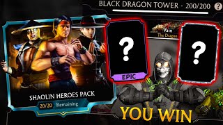 Mk Mobile Shaolin Heroes Pack Opening Insane Spear Spam Fatal 200 Win This Was Fun