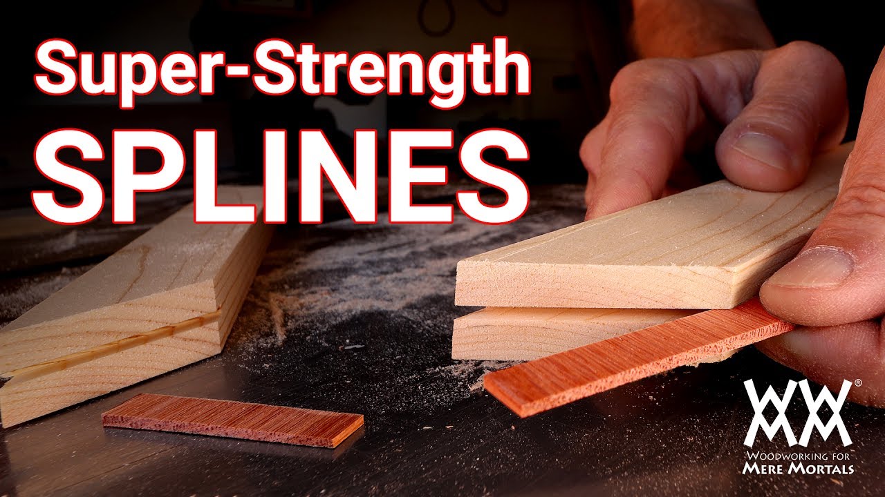 How to reinforce miter joints with super-strong splines ...