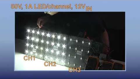 High Power Three-Channel LED Driver