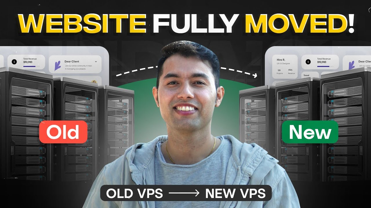 How I Migrate Full Stack Website from Old VPS to New VPS Without Data ...
