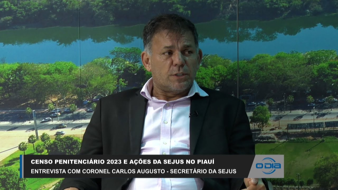 Coronel Carlos Augusto (SEJUS) comenta Censo Penitenciário e Ações da Secretaria 13 10 2023
