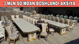 : ENG ARZON STOL STUL YANGI NARXLARI 2025-YIL /AKASIYA SHOSHLIG