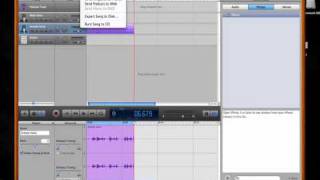 How to make a voice recorded mp4 with Garage Band.