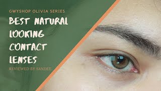 BEST NATURAL LOOK CONTACT LENSES + COLOR SWATCHES (Olivia Series) | Sandee Proud screenshot 2