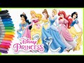 Mewarnai Princess Disney Compilation | Disney Princesses Coloring Page Compilations