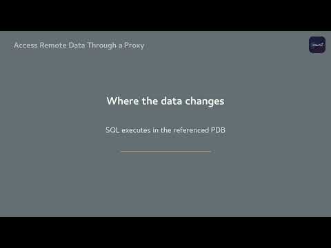 Oracle DBA Lesson 52A — Access Remote Data Through a Proxy