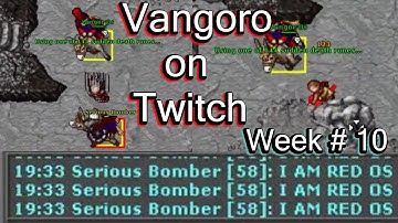 TIBIA - KILLING AN ENEMY REDSKULL WHO THINKS IM TEAM! | HELPING NOOBS | VANGORO ON TWITCH #10