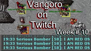 TIBIA - KILLING AN ENEMY REDSKULL WHO THINKS IM TEAM! | HELPING NOOBS | VANGORO ON TWITCH #10