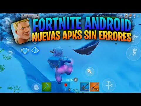 **IMPRESIONANTE**  DESCARGA FORTNITE ANDROID APK CON HACK / SIN ERRORES DE VPN, CPU Y GPU (64 BITS)