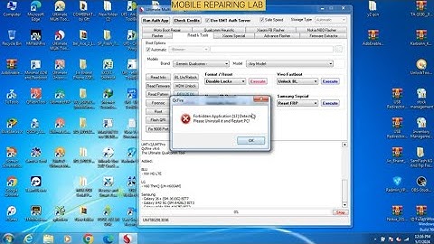 forbidden application 13 detected please uninstall it and restart pc/ UMT