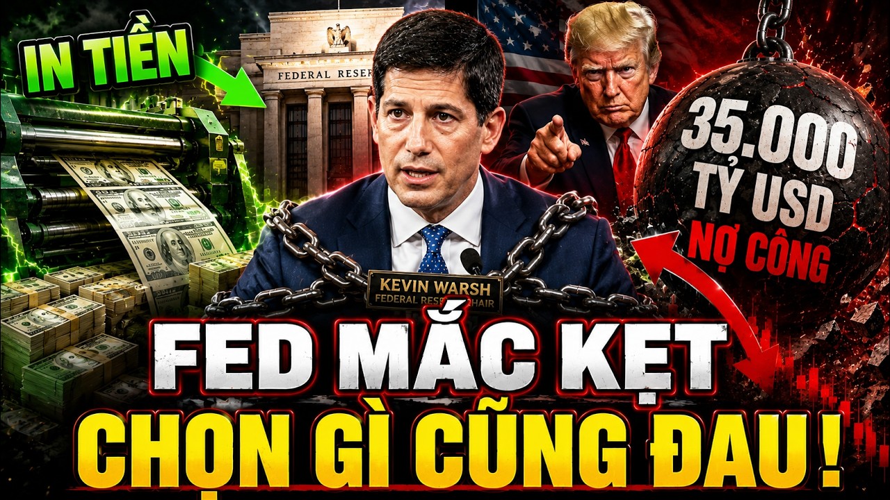 35.000 Tỷ USD Nợ Công: Chiếc Gông Đang Siết Chặt FED Và Đồng USD #fed #usd #nocongmy #laisuat