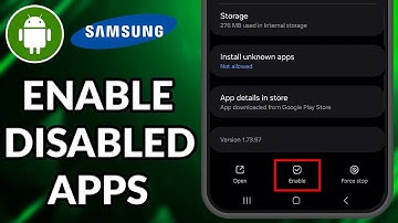 How To Enable Disabled Apps In Samsung