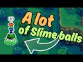 a lot of Slime Balls - Stardew Valley