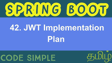 42  JWT implementation Plan | Spring Boot Expert Tutorial | Code Simple