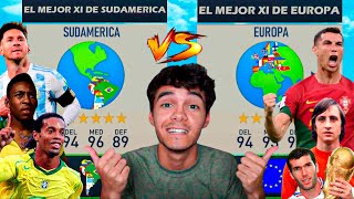 💥DUELO DE CONTINENTES💥 LA MEJOR SUDAMÉRICA vs LA MEJOR EUROPA