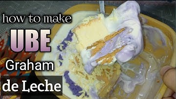 UBE Graham dE Leche ( ube Graham float )