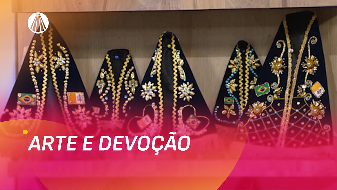 Aprenda a Bordar Manto de Nossa Senhora Aparecida 30cm | Faça Você Mesmo