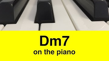How To Play D Minor 7 (Dm7) Chord On Piano - Beginner Tutorial | Music Simply Understood