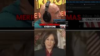 JOE ROGAN Reacts to KAMALA HARRIS Merry Christmas..😂#kamalaharris #joerogan #comedyshorts