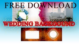 FREE DOWNLOAD WEDDING BACKGROUND #01 BY LUCKY STUDIO