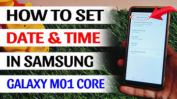 Samsung Galaxy M01 Core Phone Me Date and Time Set Kaise Karen | How To Set Date and Time In Samsung