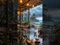 Rainy Beachside Cafe Lofi • Tropical Chill Beats to Relax