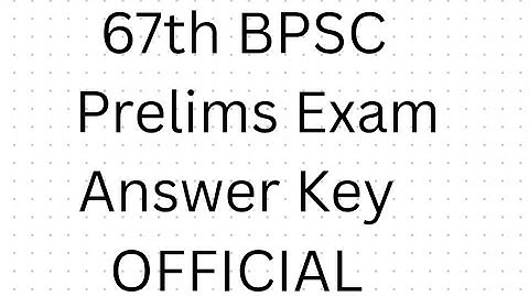 BPSC 67th Question Paper Solution 2022 | 67th bpsc 30 september answer key 2022 |bpsc question paper