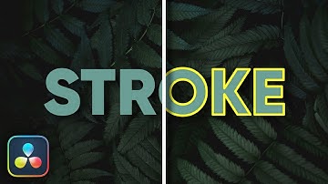 How to Add a Text Outline (Stroke) in DaVinci Resolve