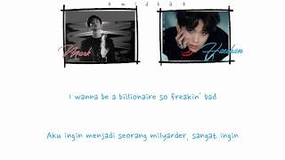 Video thumbnail of "NCT MARK & HAECHAN (마크찬) Cover - Billionaire (Lyrics terjemahan)"