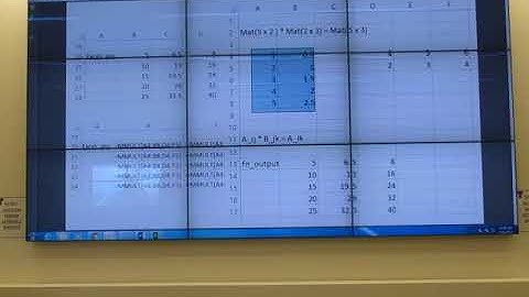 Numerical method in python Video 07 (5313, Sep 11, 2017, VBA Matrix Multiplication)