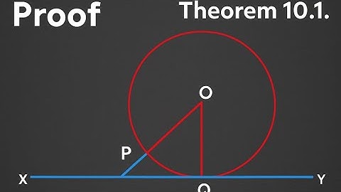 Why Tangent ⟂ Radius? Full Easy Proof! | Class 10| Theorem 10.1 @Anita-EduEat 
